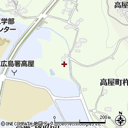 広島県東広島市高屋町杵原2225-1周辺の地図