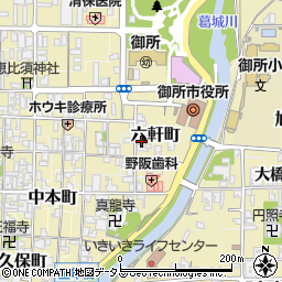 奈良県御所市1398周辺の地図