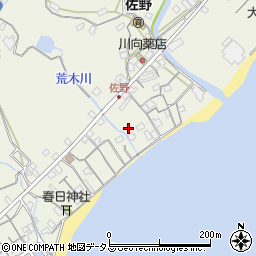 兵庫県淡路市佐野1521周辺の地図