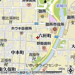 奈良県御所市1355周辺の地図