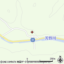奈良県宇陀市菟田野上芳野155周辺の地図