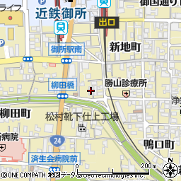 奈良県御所市332周辺の地図