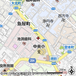 なみはや銀行岸和田支店周辺の地図