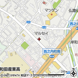 いろは満月岸和田店周辺の地図
