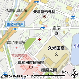 大阪府岸和田市小松里町2072周辺の地図