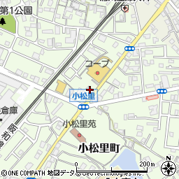 大阪府岸和田市小松里町907周辺の地図