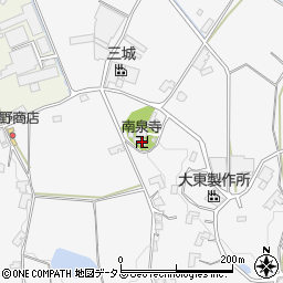 南泉寺周辺の地図