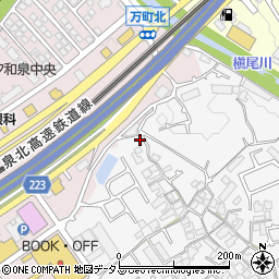 大阪府和泉市万町561-2周辺の地図