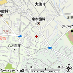 大阪府岸和田市小松里町1037周辺の地図