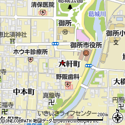 奈良県御所市1399周辺の地図