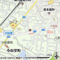 大阪府岸和田市小松里町857周辺の地図