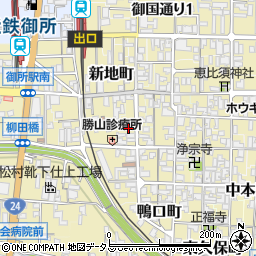 奈良県御所市御国通り2丁目周辺の地図
