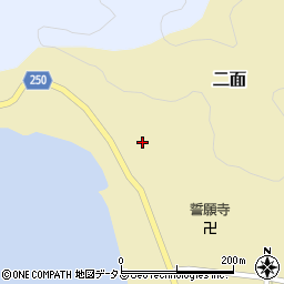香川県小豆郡小豆島町二面528周辺の地図