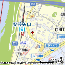 日産プリンス広島販売高陽店周辺の地図