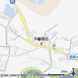 広島県東広島市志和町冠292周辺の地図