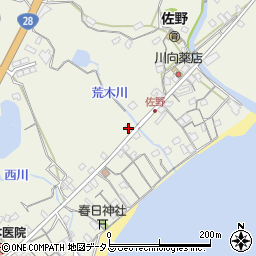 兵庫県淡路市佐野1557周辺の地図
