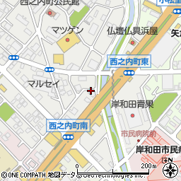 パソコン工房岸和田店周辺の地図