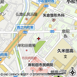 大阪府岸和田市小松里町2085周辺の地図