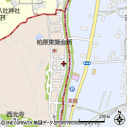 奈良県御所市柏原8周辺の地図