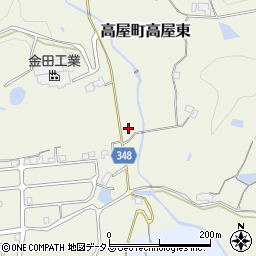 広島県東広島市高屋町高屋東周辺の地図