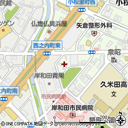 大阪府岸和田市小松里町2090周辺の地図