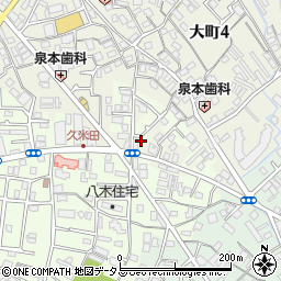 大阪府岸和田市小松里町1056周辺の地図