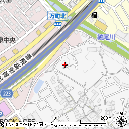大阪府和泉市万町446-10周辺の地図