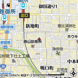 奈良県御所市351周辺の地図