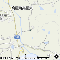 広島県東広島市高屋町高屋東1680周辺の地図