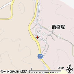 奈良県桜井市飯盛塚201周辺の地図