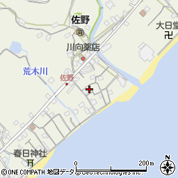 兵庫県淡路市佐野1363周辺の地図