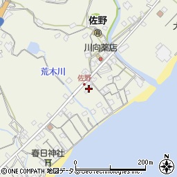 兵庫県淡路市佐野1505周辺の地図