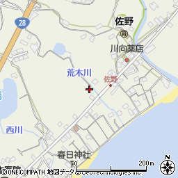 兵庫県淡路市佐野1561周辺の地図