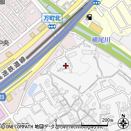 大阪府和泉市万町446-6周辺の地図