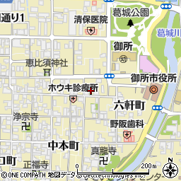 奈良県御所市1348周辺の地図