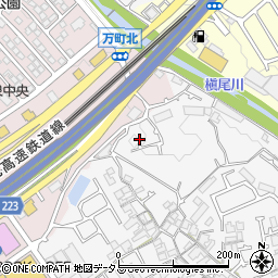 大阪府和泉市万町446-9周辺の地図