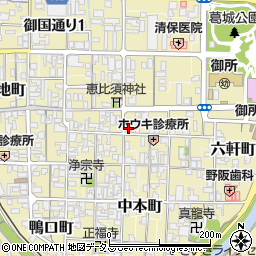 奈良県御所市1220-2周辺の地図