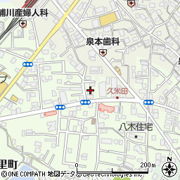 大阪府岸和田市小松里町950周辺の地図
