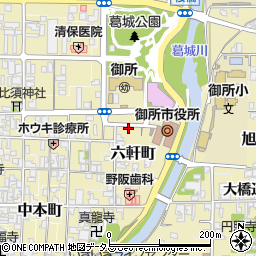 奈良県御所市1400周辺の地図