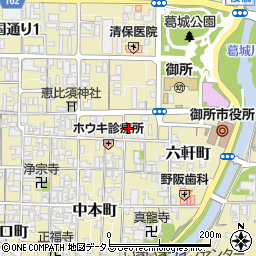 奈良県御所市1276周辺の地図