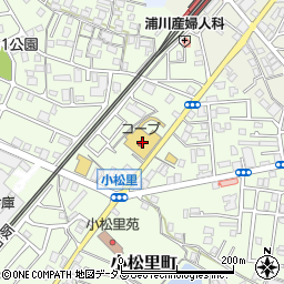 コープ久米田周辺の地図