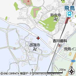 奈良県高市郡明日香村真弓1220-1周辺の地図