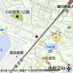 大阪府岸和田市小松里町2208周辺の地図