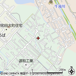 大阪府岸和田市池尻町186-4周辺の地図