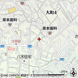 大阪府岸和田市小松里町1031周辺の地図