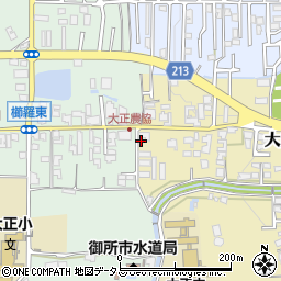 奈良県御所市256周辺の地図