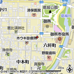 奈良県御所市1346周辺の地図