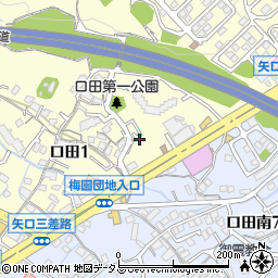 〒739-1734 広島県広島市安佐北区口田町の地図