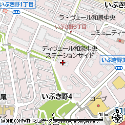 ディヴェール和泉中央ステーションサイド壱番館周辺の地図