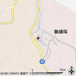 奈良県桜井市飯盛塚186周辺の地図